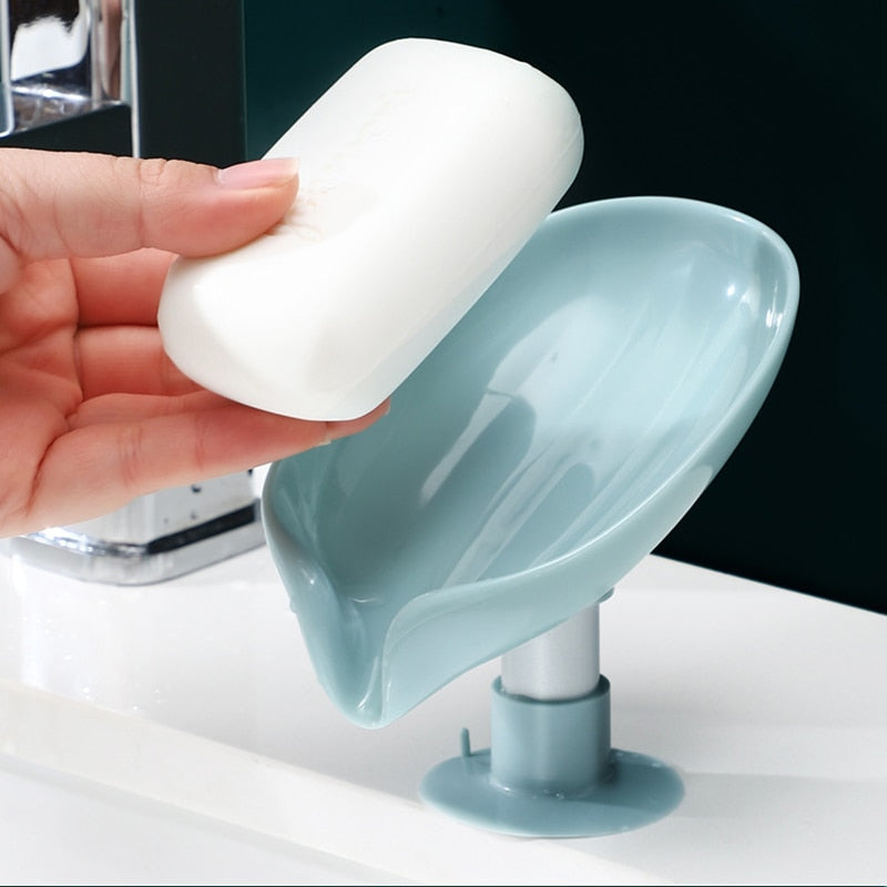 Leaf Shape Drain Soap Holder Box - Zen Home Ideas